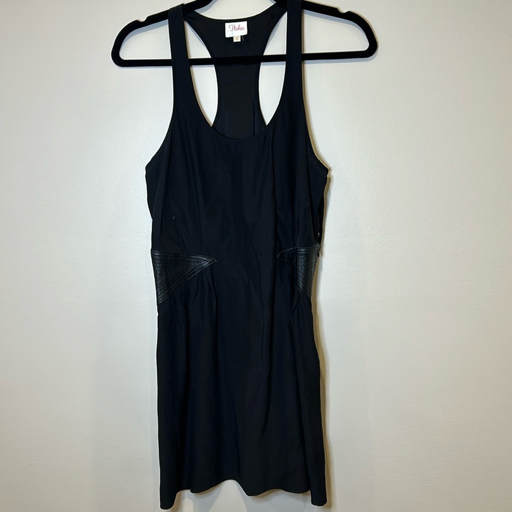 Parker 100% silk mini dress size S.